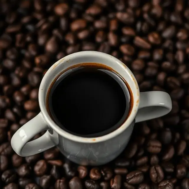 A bold and intense dark roast coffee.